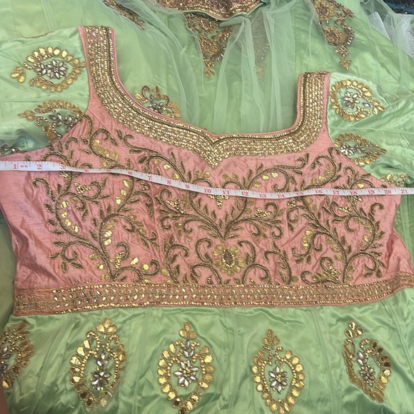 Pakistani Indian Bridal/wedding party dress size Large - Picture 8 of 10